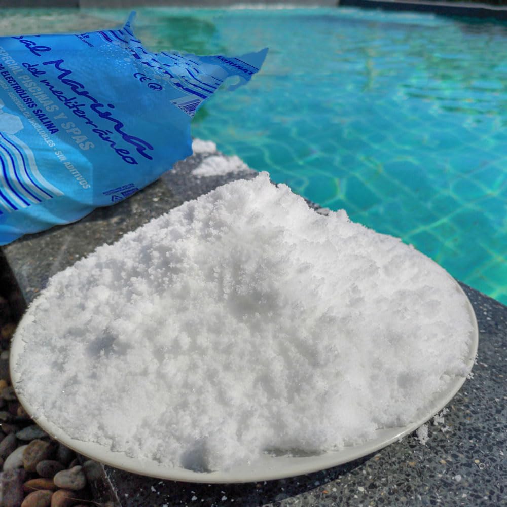 Llofer - 2SEL25KG, 2 Sacs de sel Fin pour Piscine (Dissolution Rapide) - 25kg