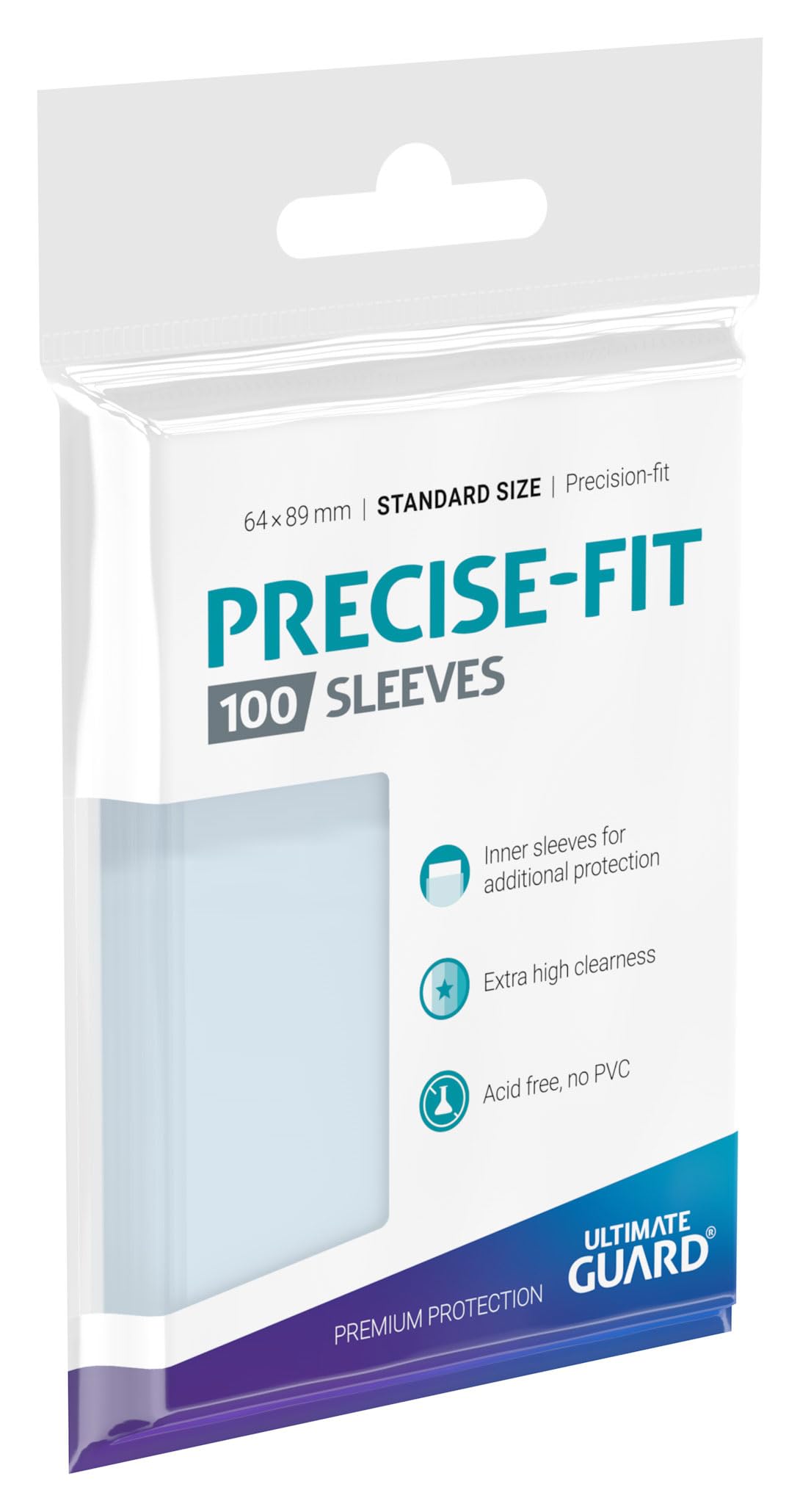 Ultimate Guard Precise Fit Sleeves Standard Size (100 sleeves)