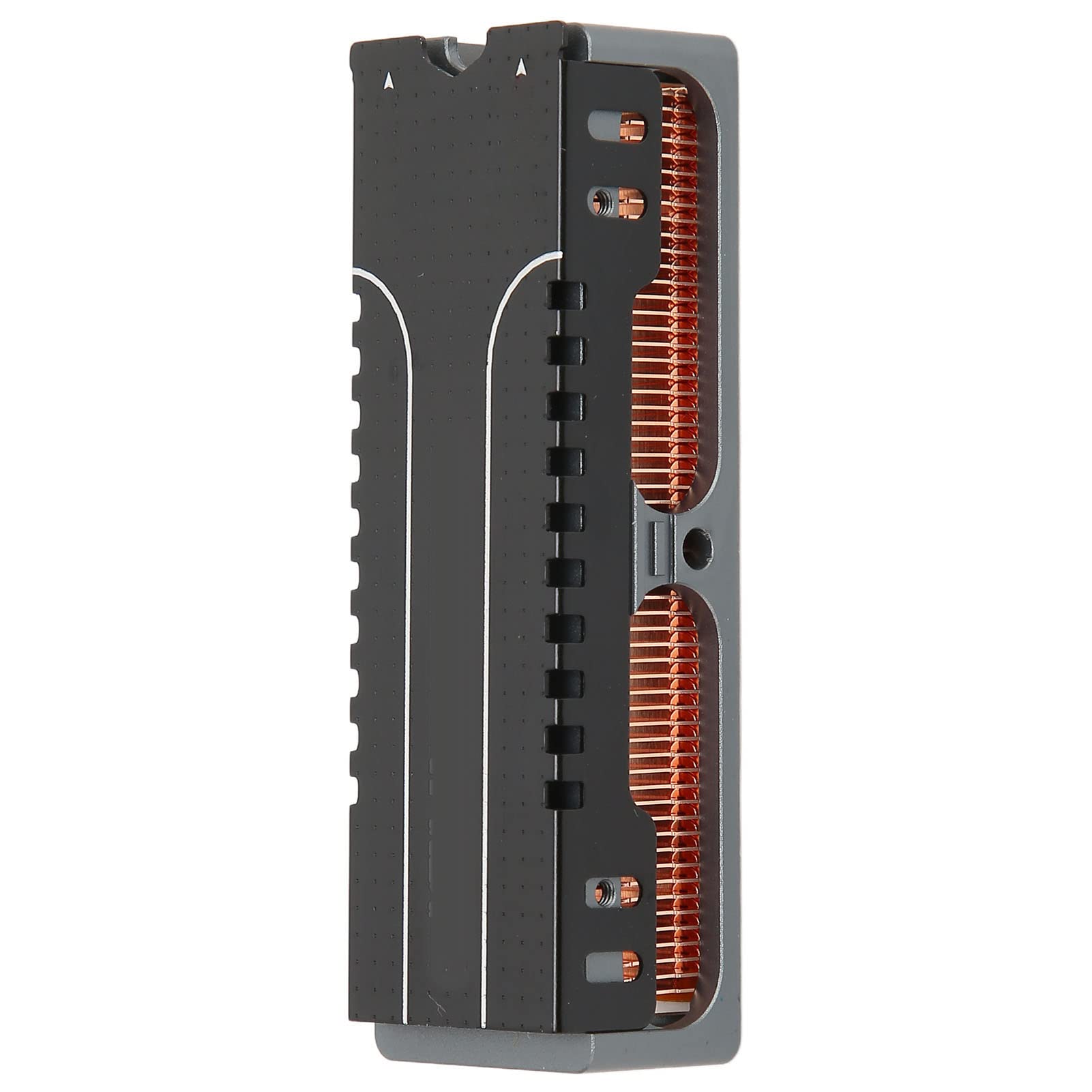 M.2 SSD-Kühlkörper, gute schnelle Wärmeableitung, 58 Abluftöffnungen, reduziert Geräusche, intelligenter PWM-Lüfter, Energie sparen, SSD-Kühler für M.2 2280 SSD-Computer