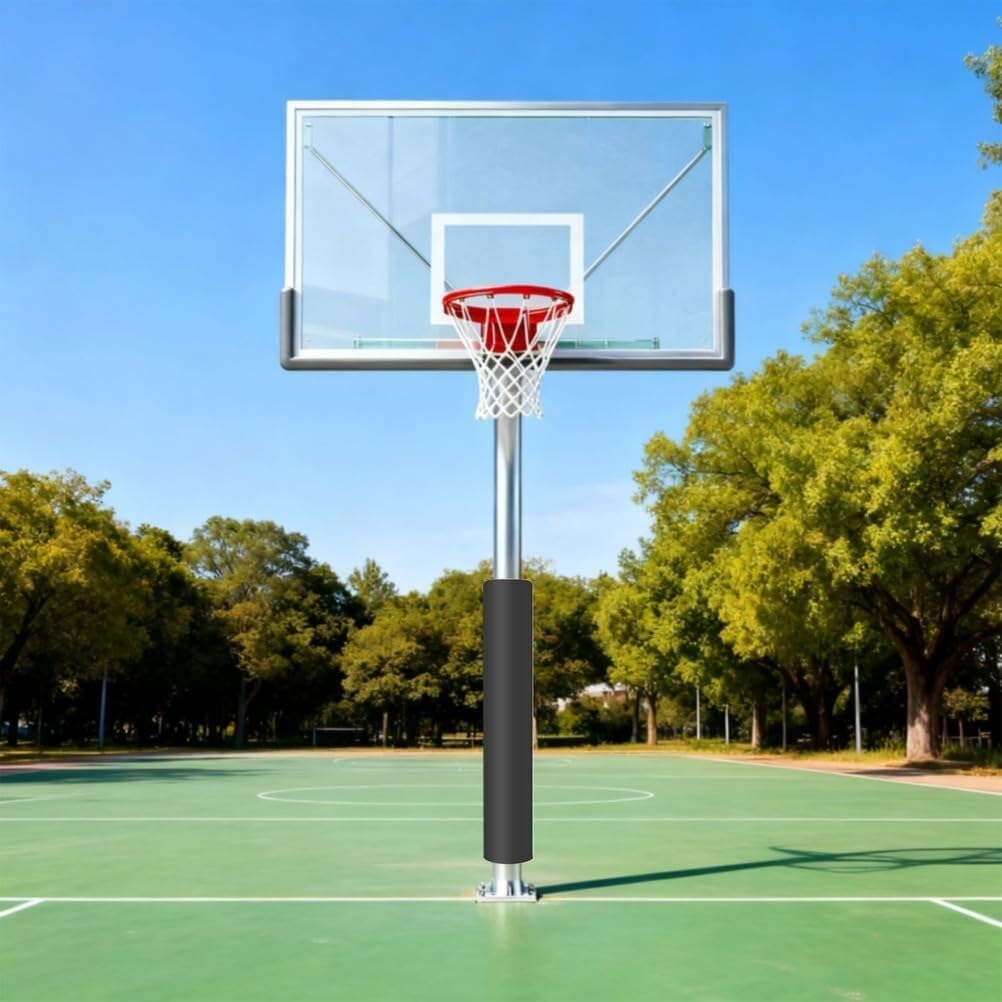 VUIKLCty Safety Column Covers Suitable For Gyms And Playgrounds Suitable For Cylindrical Columns(Schwarz)