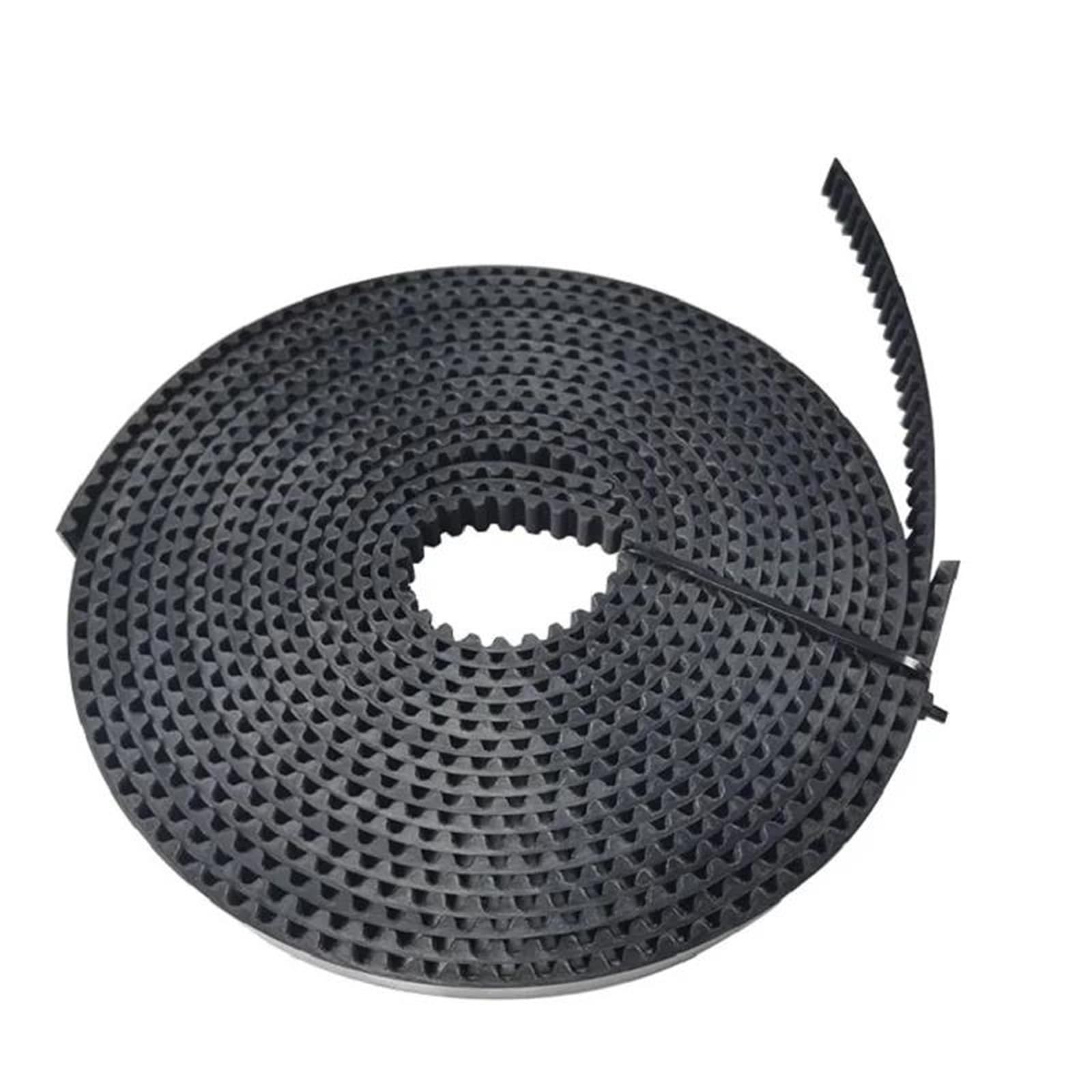 Correas Transmisión Goma Correa Dentada para Puerta Corredera Automática, Correa Dentada PU S8M para Abridor Puerta Garaje Correa Dentada STD8M(Width:10mm,5M)
