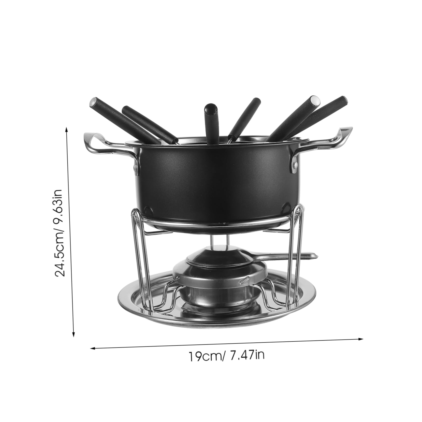 PRETYZOOM Diy Baking Utensil Melting Chocolate Candy Melts Cheese Melting Pot Electric Heating Pot Smooth Stain Resistant