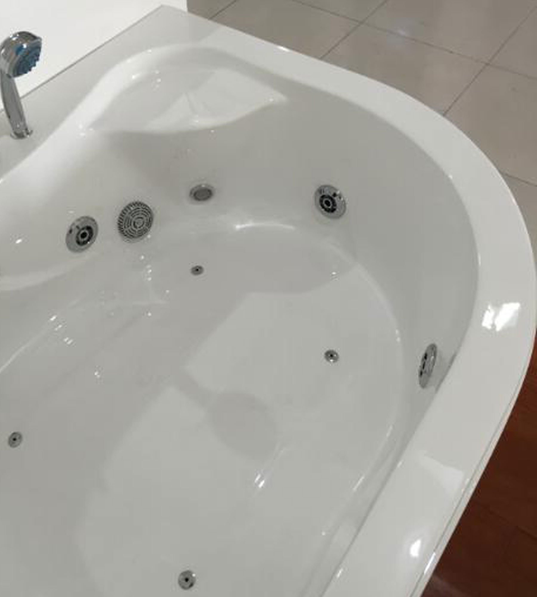 Vasca da Bagno Idromassaggio 2 posti Vasca da Interno 170 X 115 cm - Havana