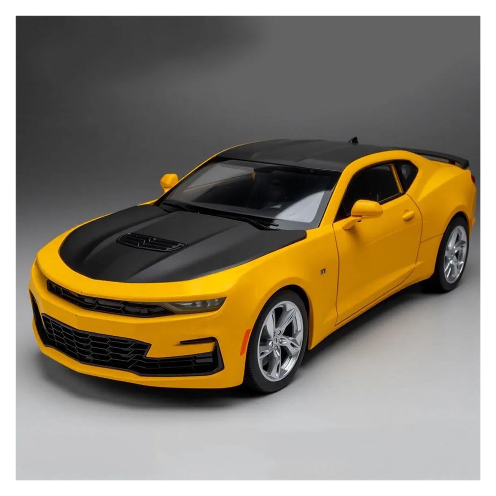 MOCALUX Scale Die-Cast Model Car 1:18 For Chevrolet For Camaro Diecast Alloy Model Vehicles(Yellow)