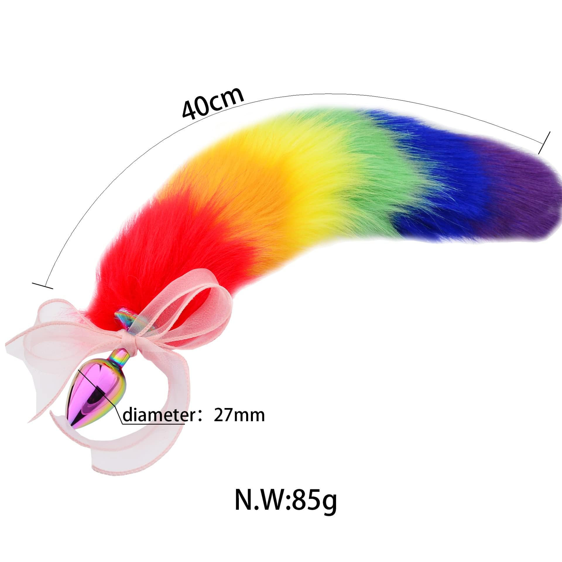Amazon.com: Rainbow Anal Plug Tail Set Fox Tail Roleplay Anal Plug Silicone Butt  Plug Colorful Anus Plug for Beginners Butt Plug Tail Adult Sex Toys Pink  Anales Plug Set 2 Buttplug Plush