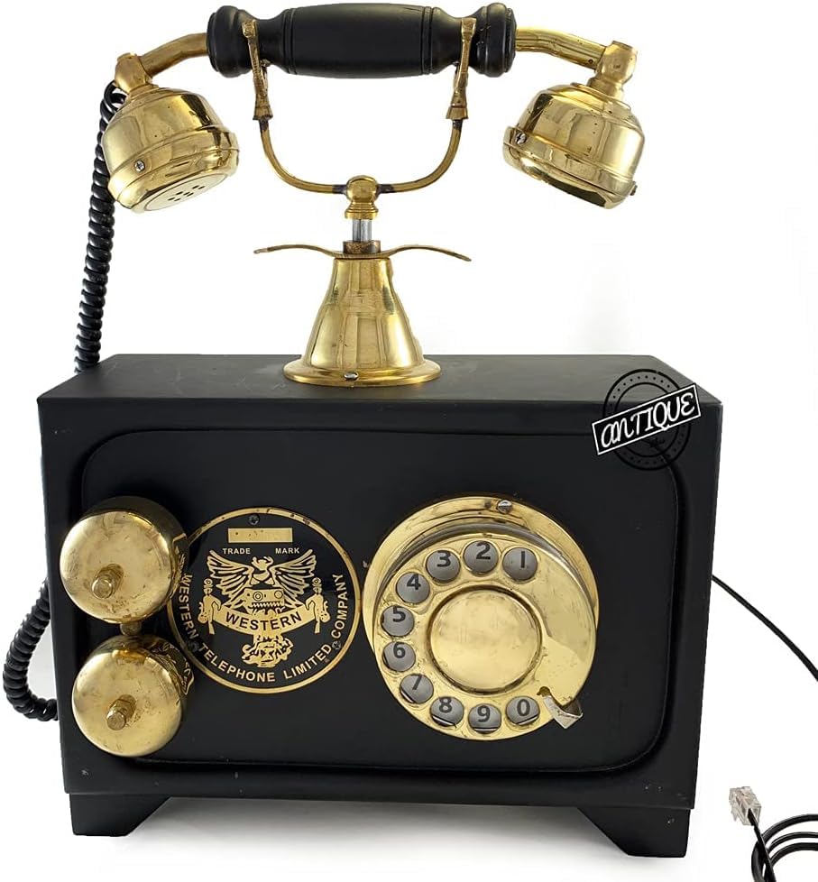 Decor Antique Collection Antique Look landline Telephone for Working All Connection-image-32