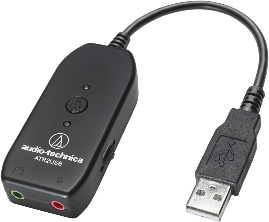 Audio-Technica ATR2USB 3.5mm to USB Audio Adapter