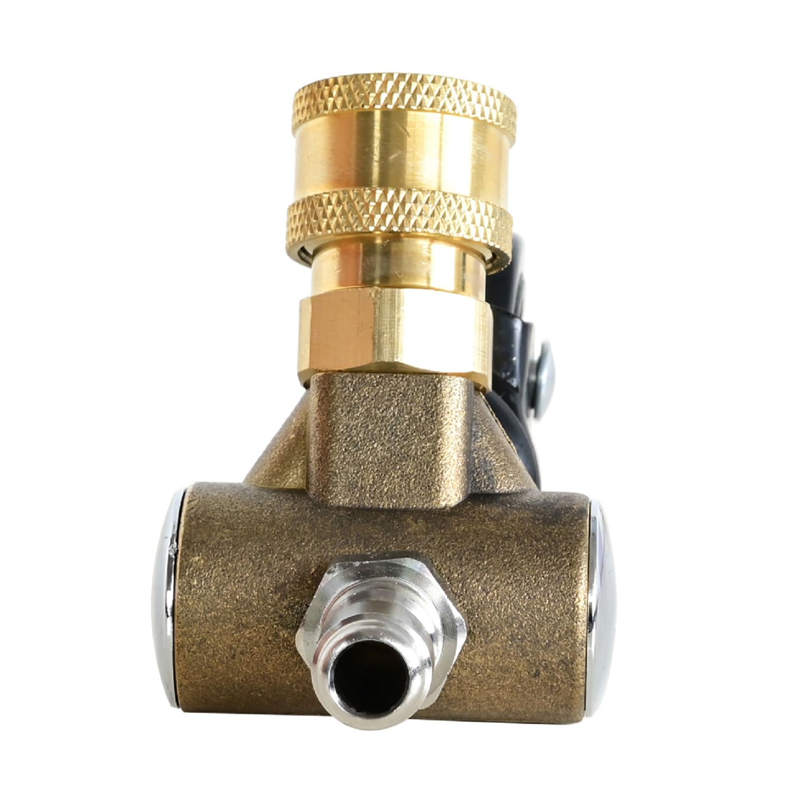 1/4 ' ' Undercarriage Cleaner Wheel for Pressure Washer Machine with Quick Disconnect Coupling Undercarriage Cleaner Wheel
