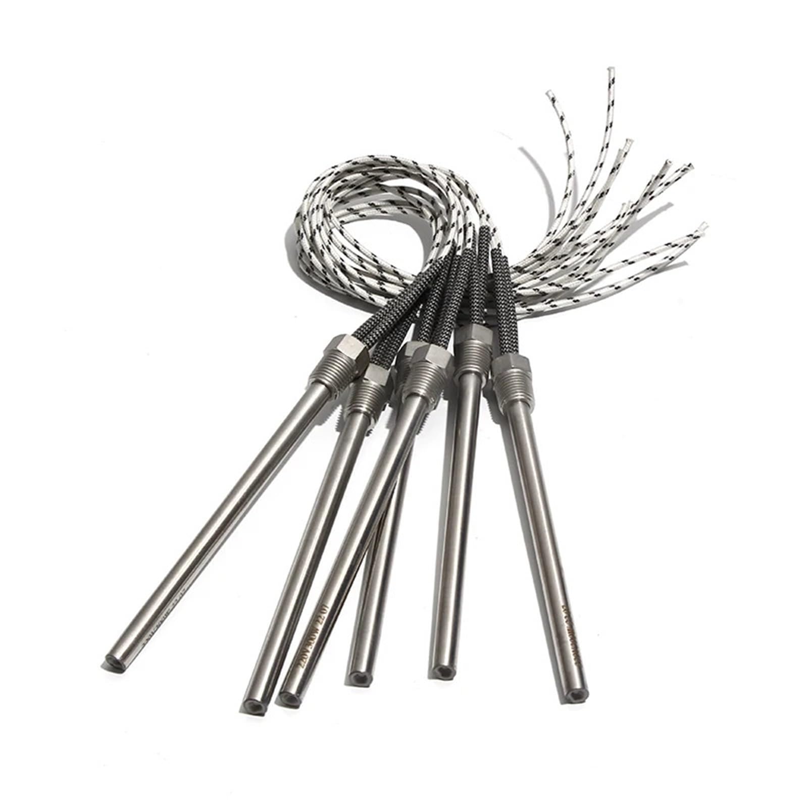 DN8/12,8mm Gewinde Single End Heizpatrone Heizung 8X300/350/400/450mm Edelstahl rohr for Wasser 1 stücke(220V,800W DN8 8x400mm)