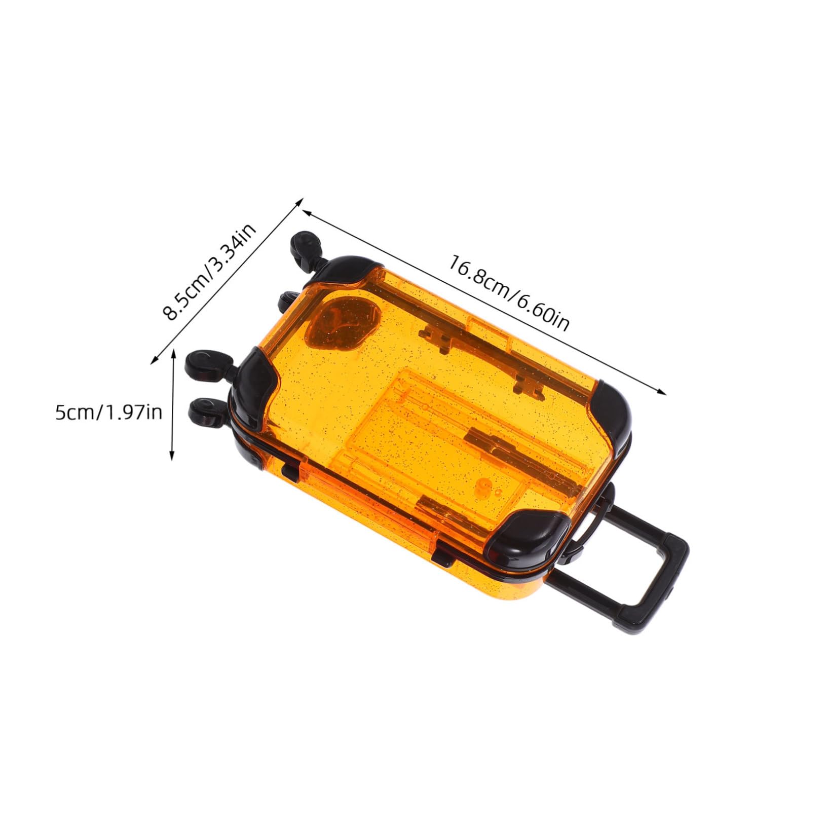 FRCOLOR 5pezzi Valigie per Ragazzo Ragazza con Ruote Mini Valigia Giocattolo da Gioco da Viaggio Contenitore per Giocattoli Valigia per Finzione