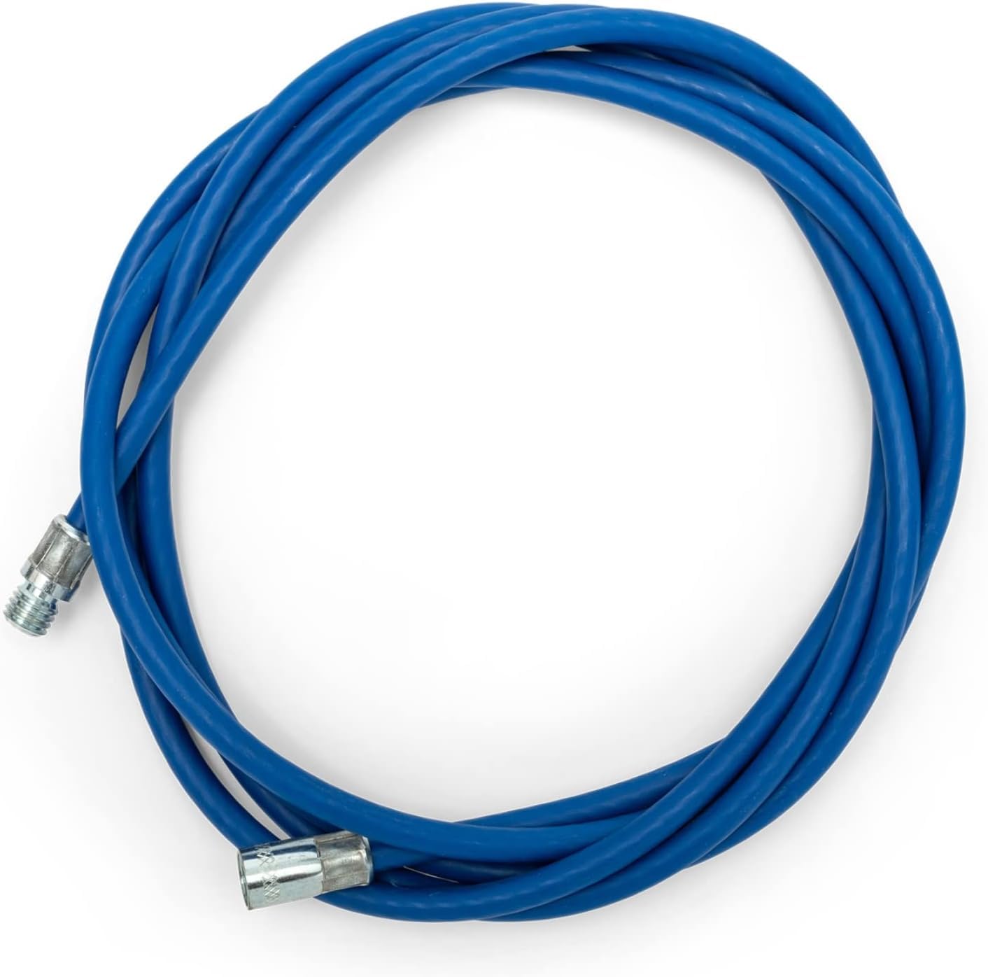 BARETTO | Prolunga Pulizia Stufa a Pellet | Lunghezza 3 m Acciaio Rivestito Blu Flessibile | Accessorio per Spazzole Pulizia Canna Fumaria