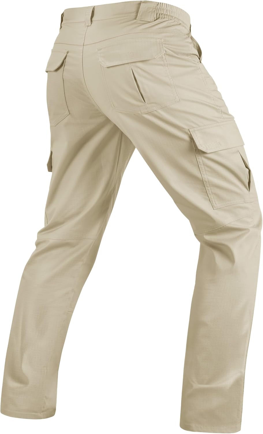TACVASEN Men's Tactical Pants Water Resistant Ripstop Cargo Work Pants Lightweight Hiking EDC Outdoor with Pockets - Image 2