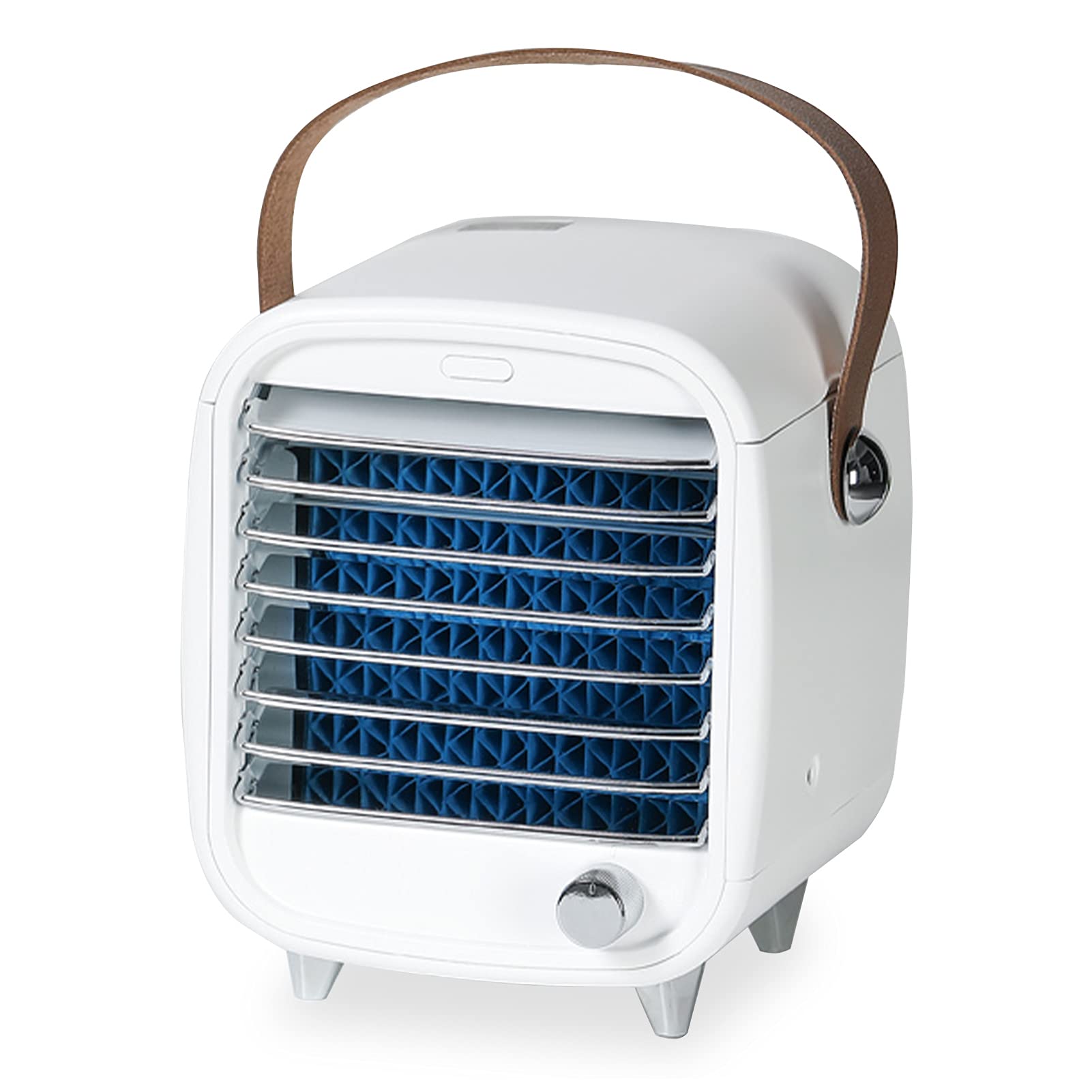 elbme ELBME® Portable Air Conditioner Fan Ice Fan Air Cooler Cooling Fan with Stepless Speed with Portable Handle for Home Office (White) Layfoo-picture-9