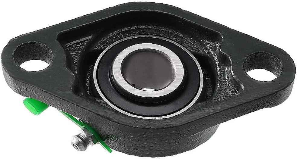 New Lon0167 2pcs Pillow Block Bearing UCFL203 17mm Mounted Bear Two Boltflange Cast Hosing(2 stücke Kissenlager UCFL203 17mm Montiert Bär Zwei Boltflange Cast Schläuche