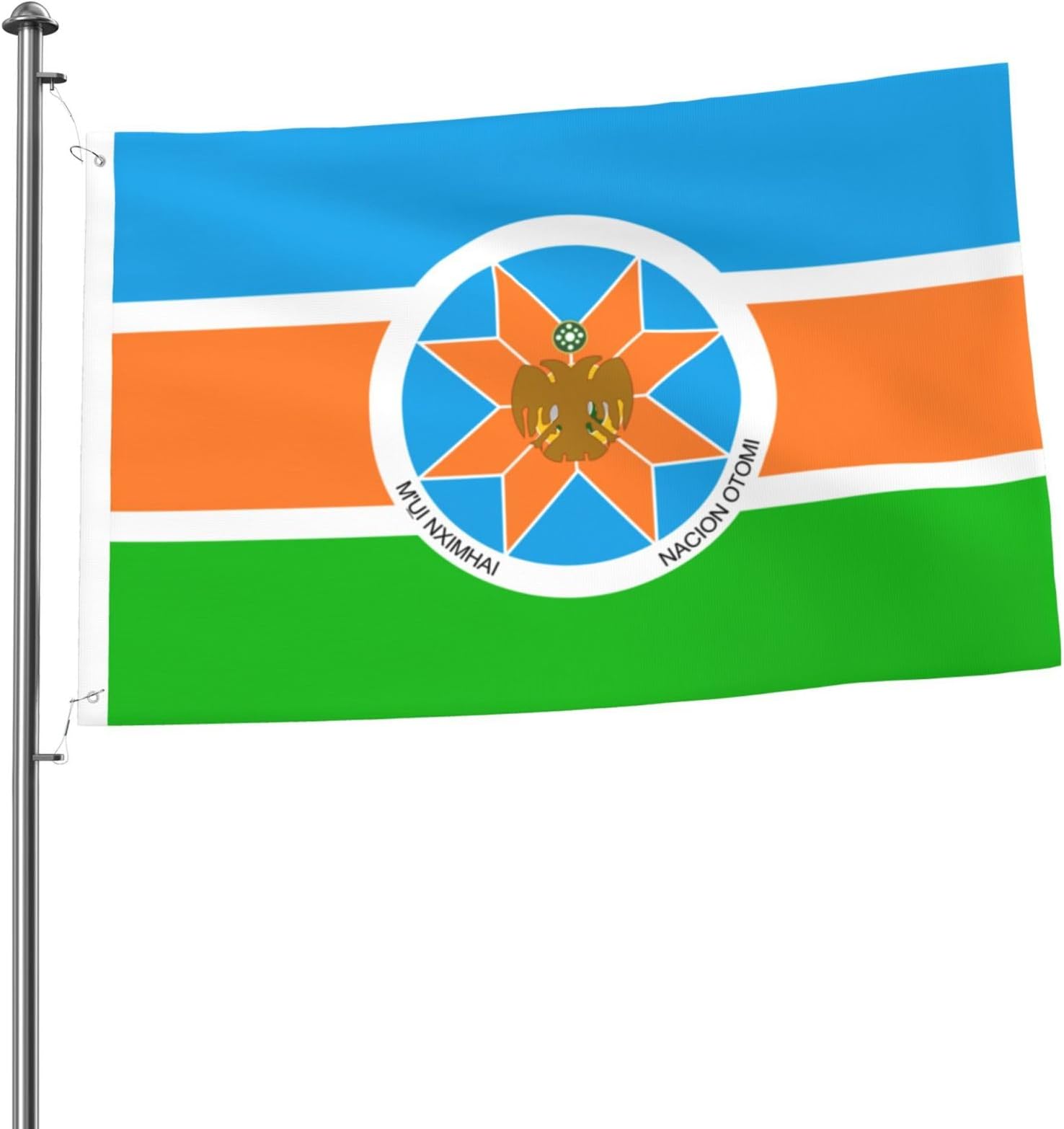 KOSPOGO Otomi Nation Flag Flag 2x3 FT Outdoor Double Sided Durable Flags Banner Patio Decorative Flags Home Garden Welcome Flag 2by3 Flags