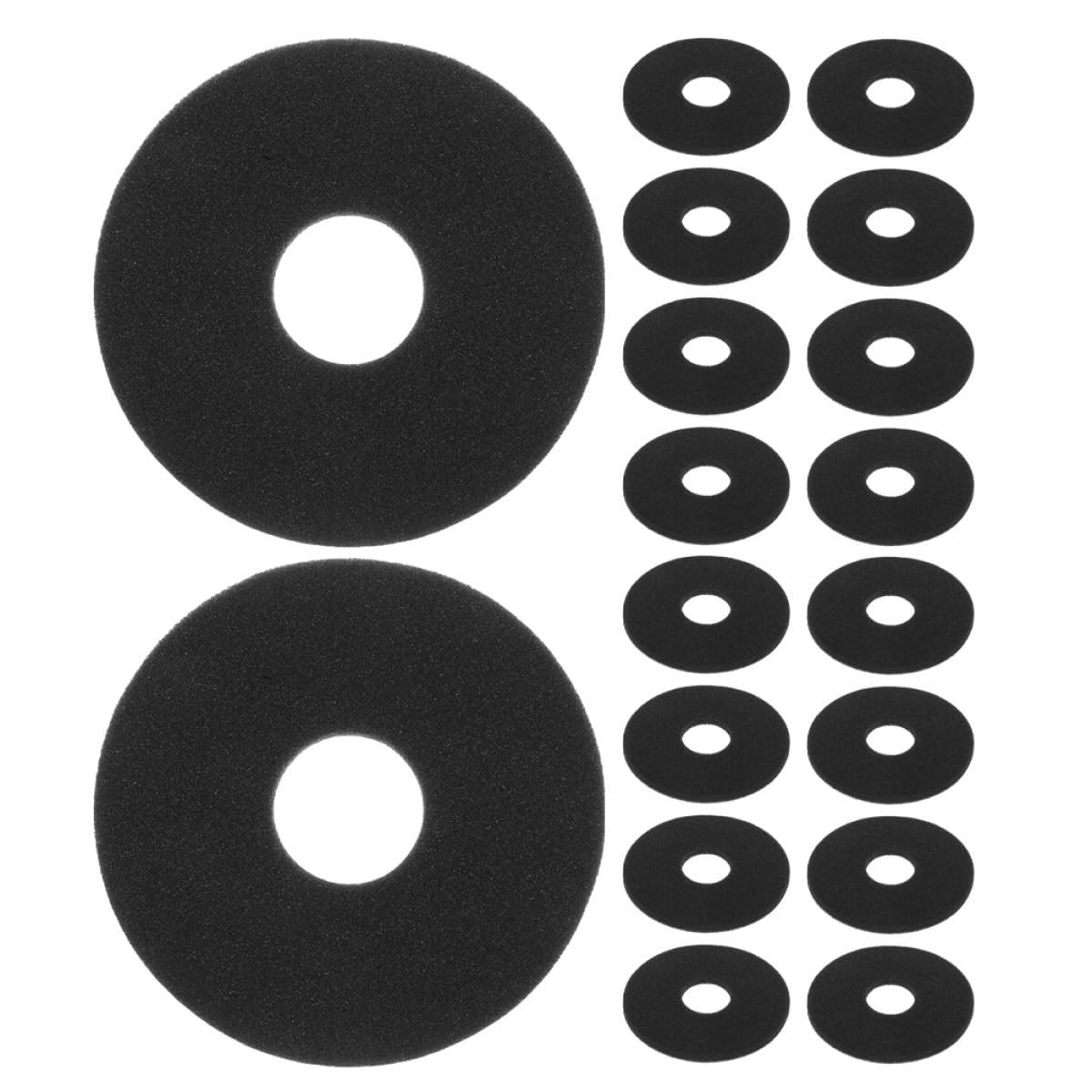 Éponges en mousse noires pour verre à margarita Healeved lot de 24