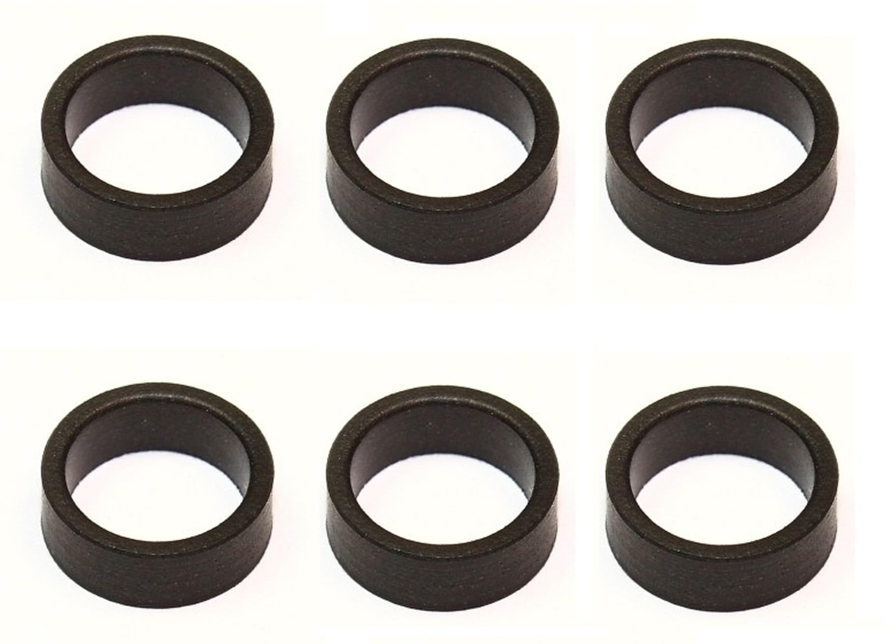 Elring Set of 6 Fuel Injector Seals For Audi Buick Cadillac Chevy GMC VW