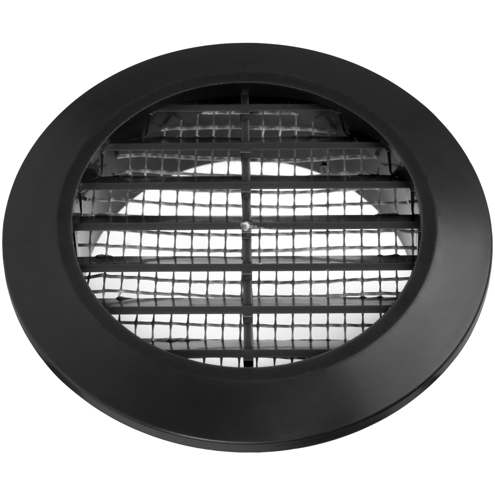 Vent Systems 60 mm / 2.36" Inch, Pack of 2 Black Door Air Register, Ventilation Grille, Indoor Vent Grates, Bathroom, Cabinet - Image 4