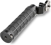 Vista 4 de CAMVATE Empuñadura de goma de roseta de aluminio para accesorio estándar de roseta (negro, rosca M6, 1.252 in) - 1445