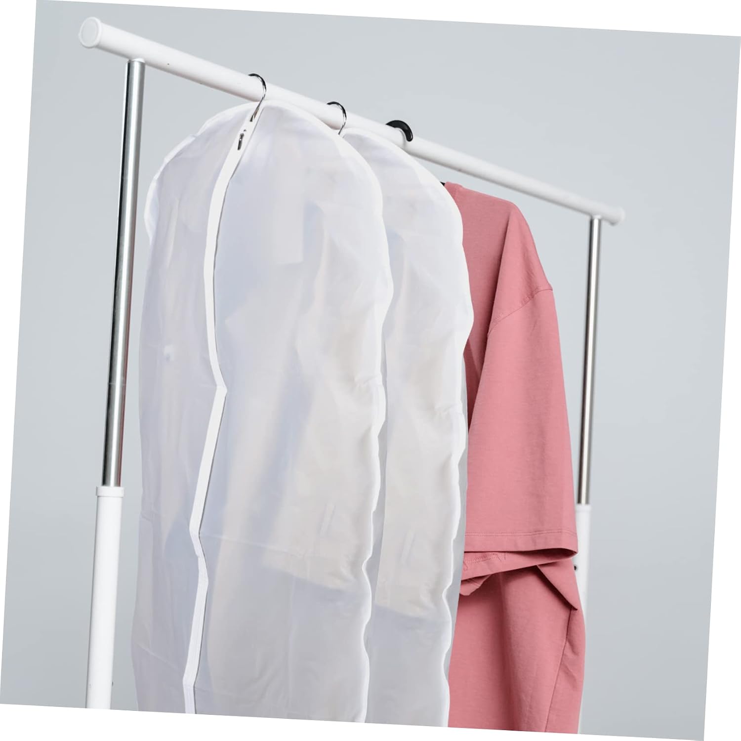 Alipis 5pcs Dress Protective Cover Suit Protector Garment Bag Hanging Clothes Cover