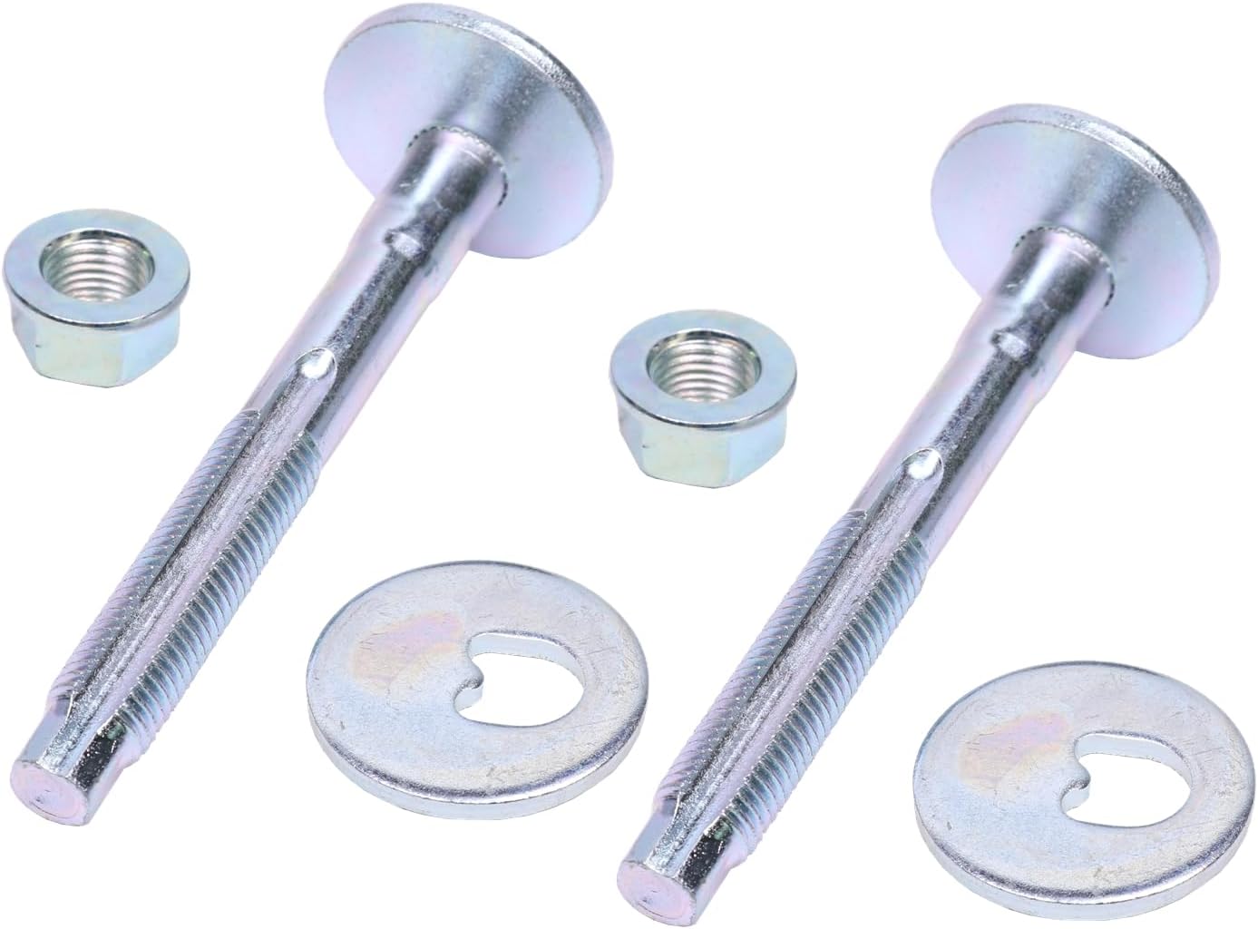 2x Rear Left and Right Lower Suspension Control Arm Adjuster Eccentric Bolt Nut Replacement For V-W Jetta Passat Golf Au-di A1 8X A3 8P 8V Q3 8U TT 8J Altea XL Leon