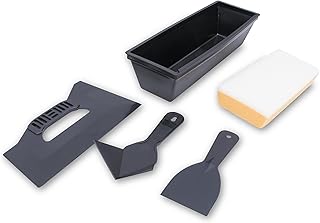 MARSHALLTOWN Drywall Kit, Contractor Grade, Sponge, Corner Drywall Tool, Triple Edge Drywall Knife, DK298