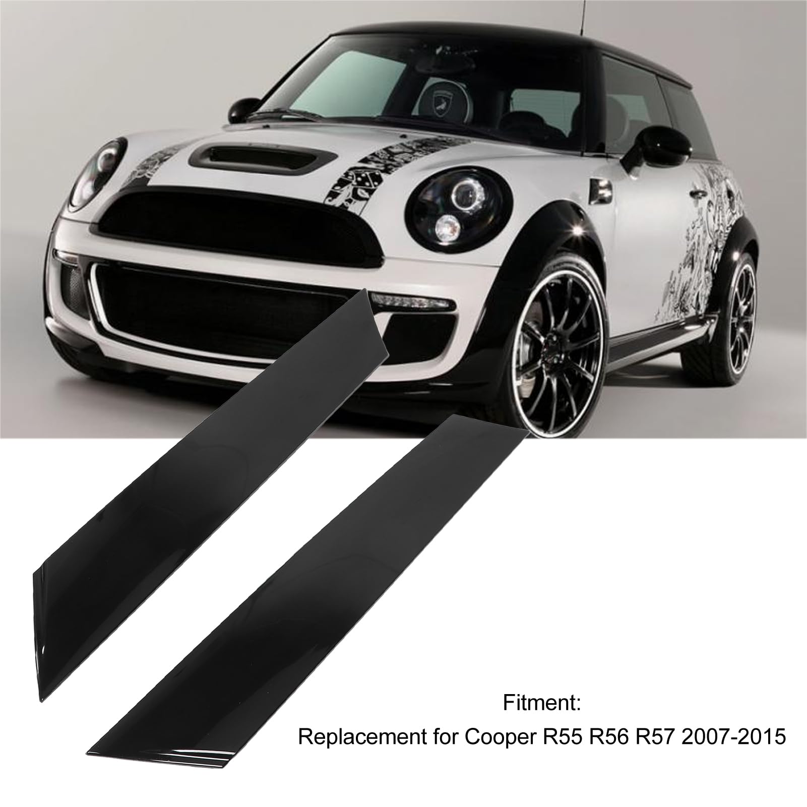 Windshield Trim Mini Cooper A Pillar Trim Set - Windshield Post Covers ...