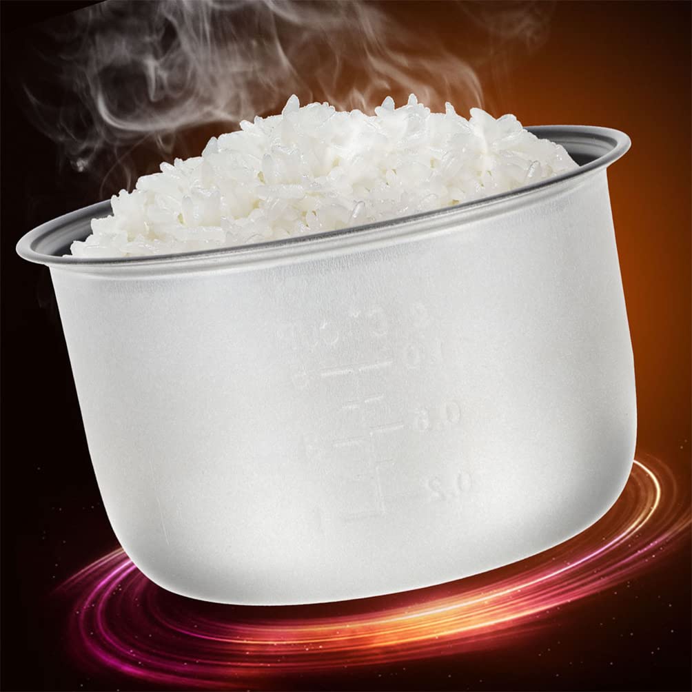 PATKAW Doublure De Cuiseur À Riz Réservoir Intérieur De Riz Bol De Mélange De Cuisine Accessoire Instapot Pot De Machine À Riz Pot Instantanés Cuiseur À Riz Antiadhésif Pot Cuisinière