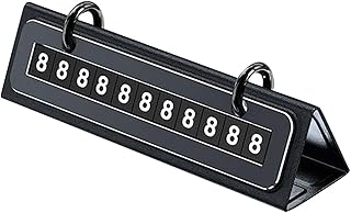 Phone Number Plate for Car - Automotive Interior Privacy Keeping,Notification Phone Number Card for Car | for Sedan Truck Caravan Mall Garage Lawn Roadsid