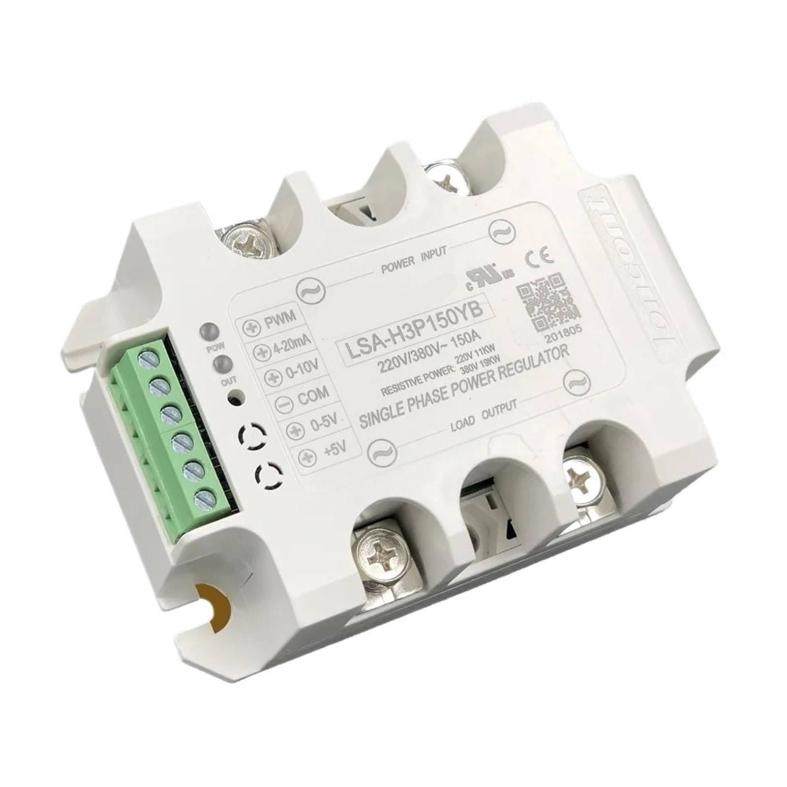 ZVQYSGIW 1pcs Single-phase Fully Isolated AC Voltage Regulator Module Thyristor Power Regulated Thermostat Dimming Transformer(H3P15YB,20 mm)