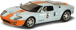 Scalextric C3324 Ford GT Heritage Gulf Livery Vehicle, Scale 1/32