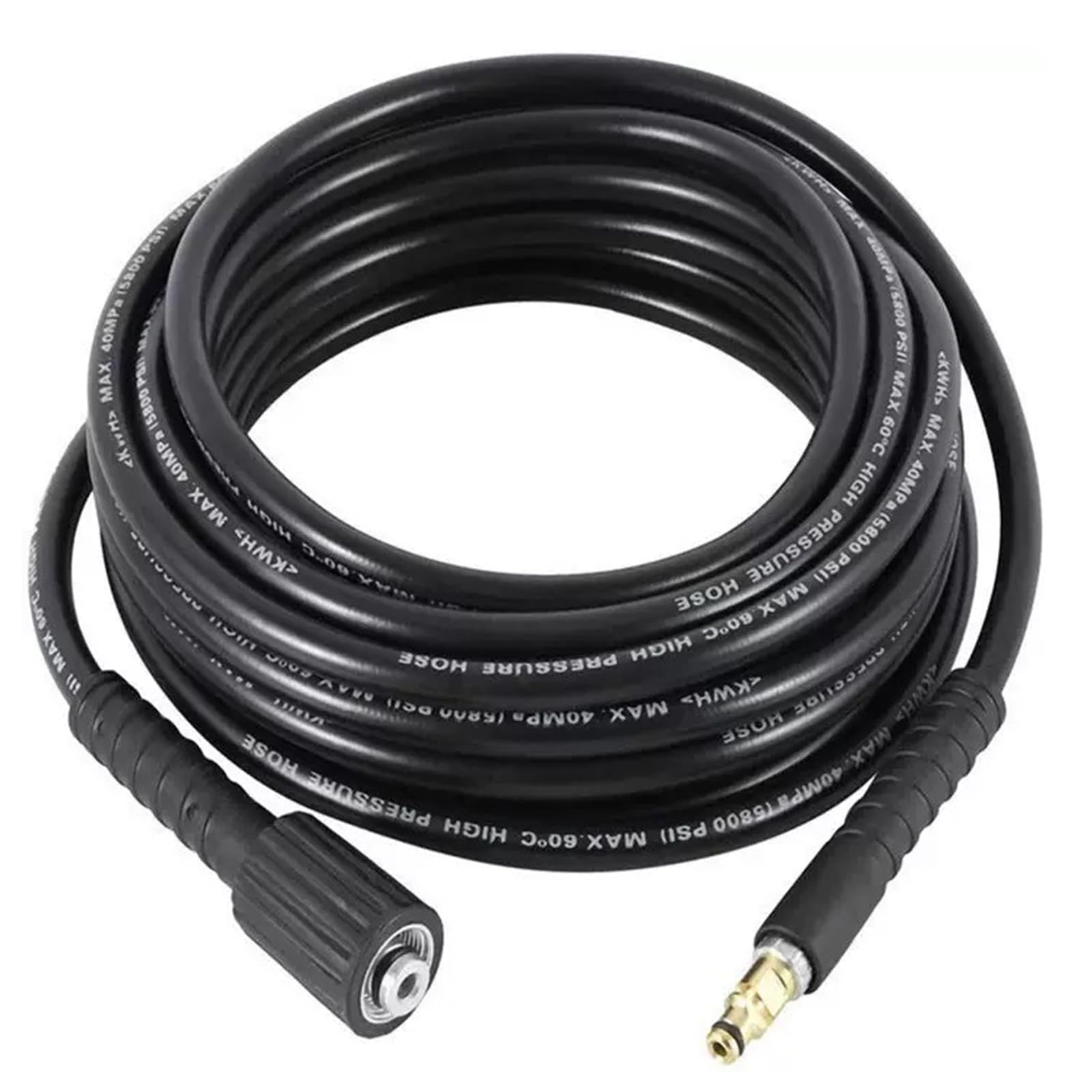 Wąż do myjki wysokociśnieniowej, 6 m, do Kärcher K2, K3, K4, K5, K6, K7, M22-14 mm, wąż zastępczy do myjki wysokociśnieniowej, wąż przedłużający