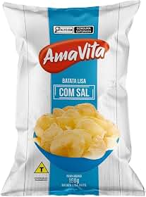Amavita Batata Lisa Frita com Sal 160g