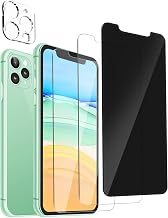 HD Tempered Glass Film, Anti-Voyeur Protective Film, Suitable for I Phone 11 Pro / X / XS 【5.8 inch】 Privacy Screen Protector with Camera Lens Protector, 4 Packs