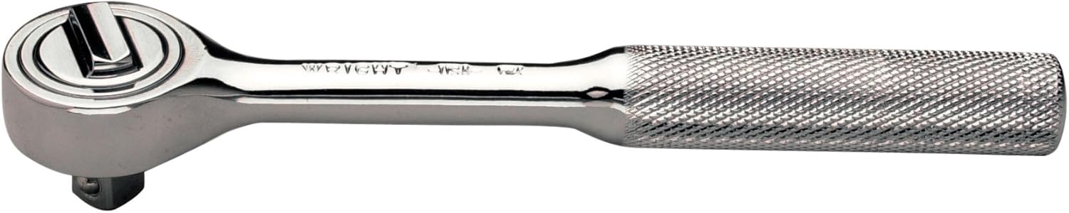 Wright Tool 3426 7" Knurled Grip Ratchet,Silver