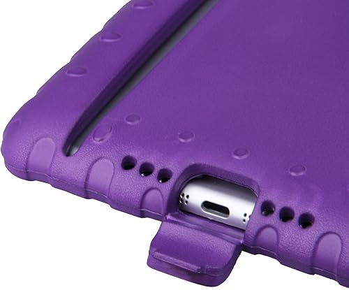 Miniatura 4 de LEFON Funda para iPad Mini a prueba de golpes, con asa convertible, ligera, súper protectora, para Apple iPad Mini 3 generaciónMini 2Mini 1 (morado)