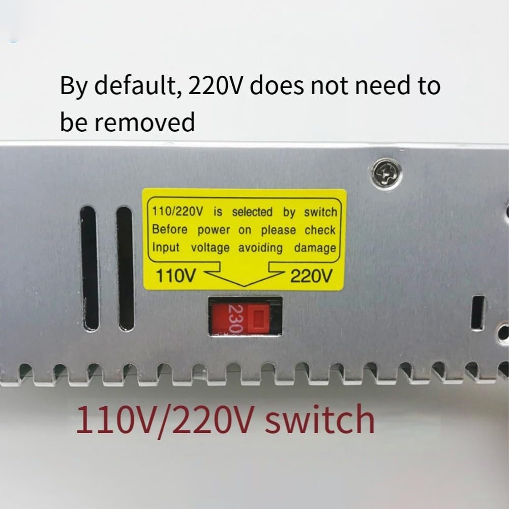 Alimentatore DC 0-24V 20A 480W Display digitale regolabile | Display digitale, regolazione precisa della tensione, intervallo di regolazione 0-24V, per laboratori e officine