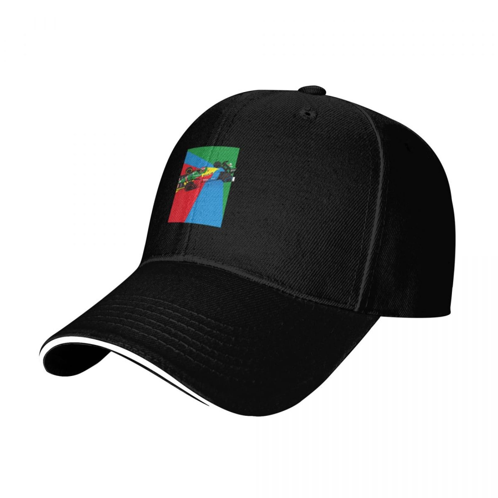 Ayqebnc Black Benetton B188 Johnny Herbert Baseball Cap Hat Baseball Cap Golf Hat Man Caps For Women Men's Gift Medium