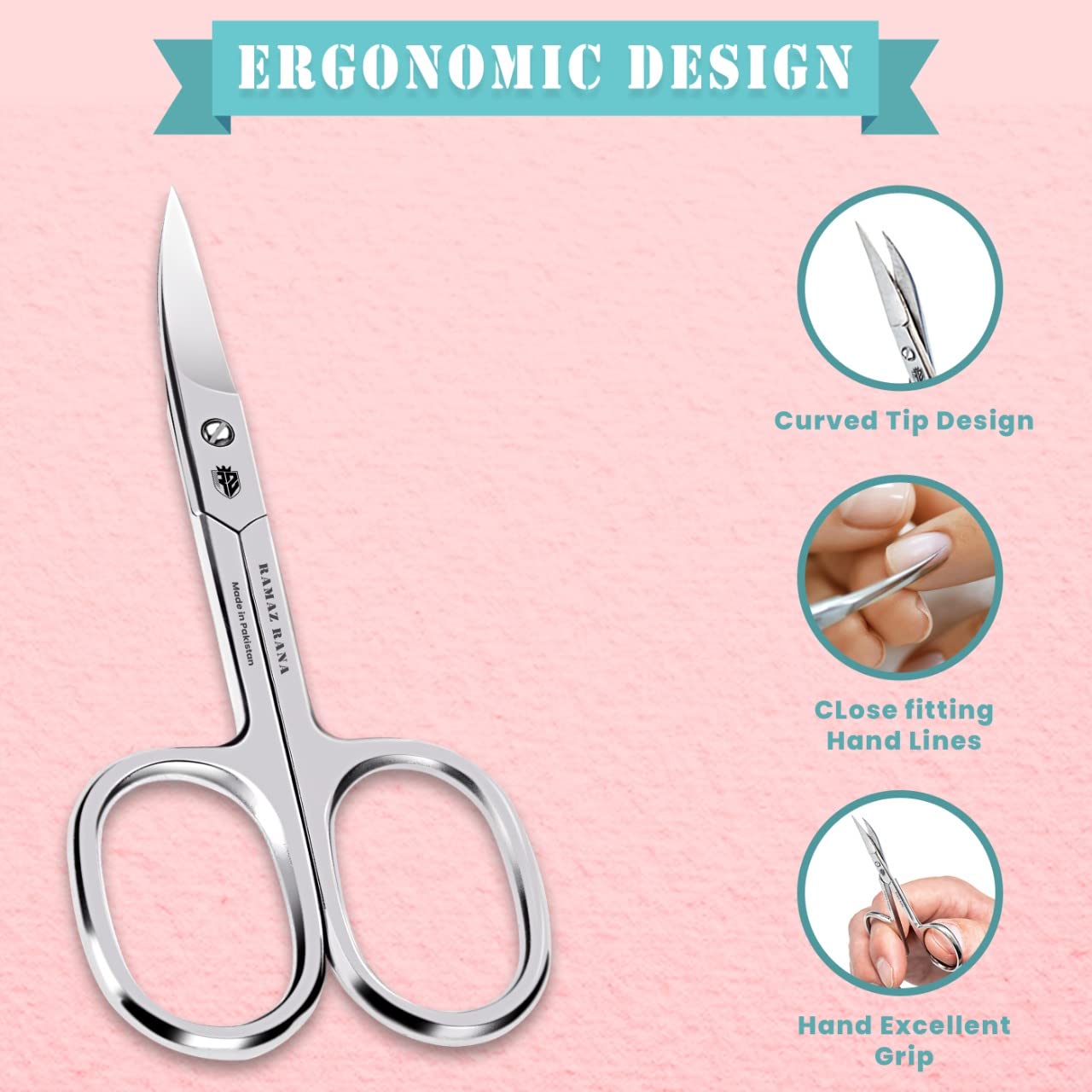 Bifor Forbicine Pelle Con Punta Curva In Acciaio Inox 1 Pezzo - Foto 8