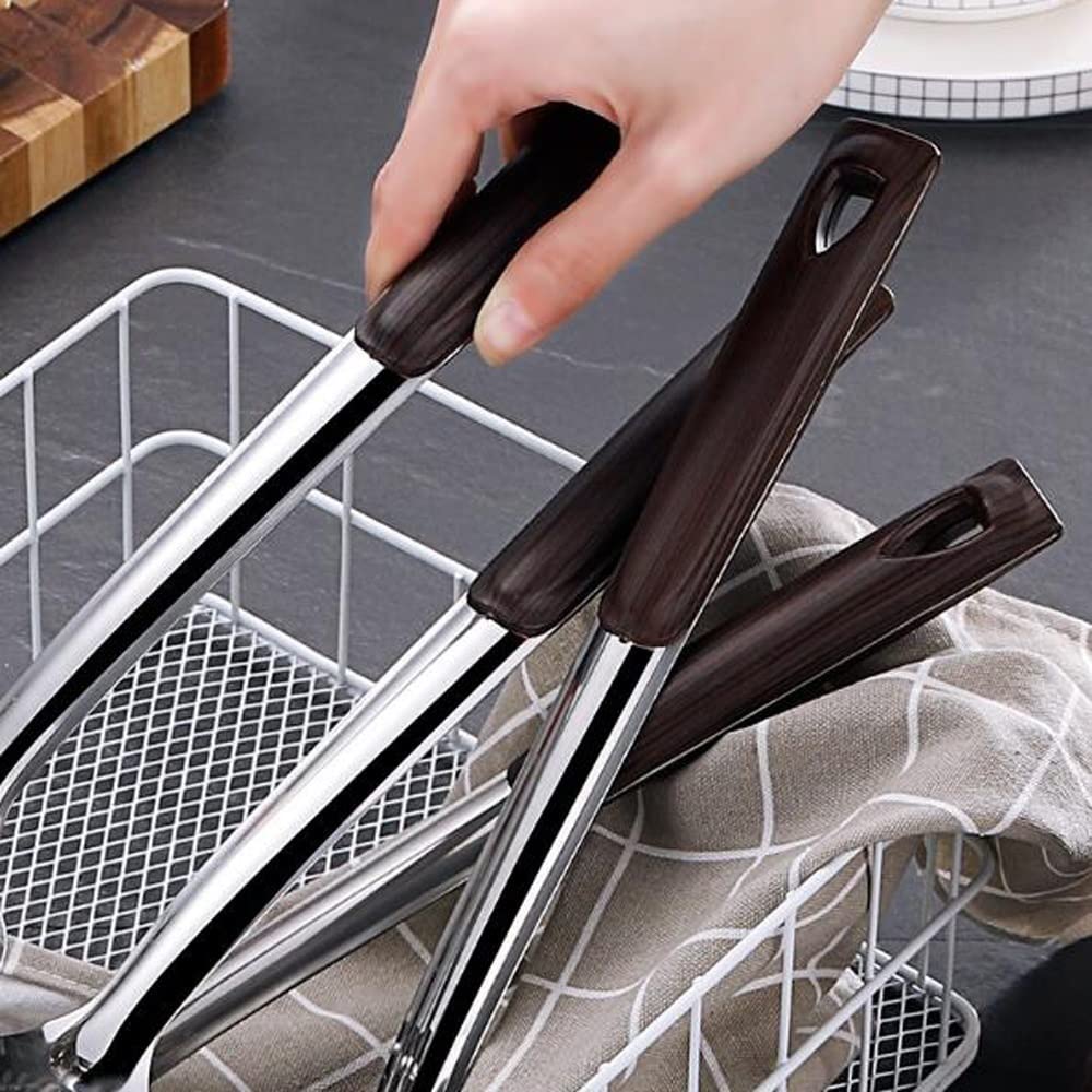 304 Kochlöffel aus Edelstahl, Spachtel, Holzwerkzeuge und Gadgets, Kochgeschirr, Set mit 5 Stück
