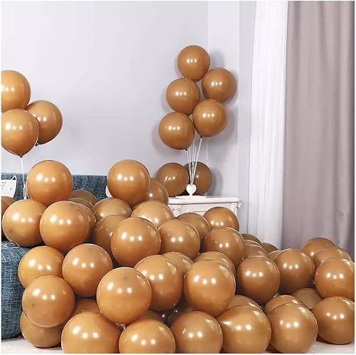 Vista 5 de YESJmn Balloon Wedding Birthday Party Decor Balloons Retro Pink Green Caramel Coffee Balloon Rustic Air Helium Globos 10inch 30pcs