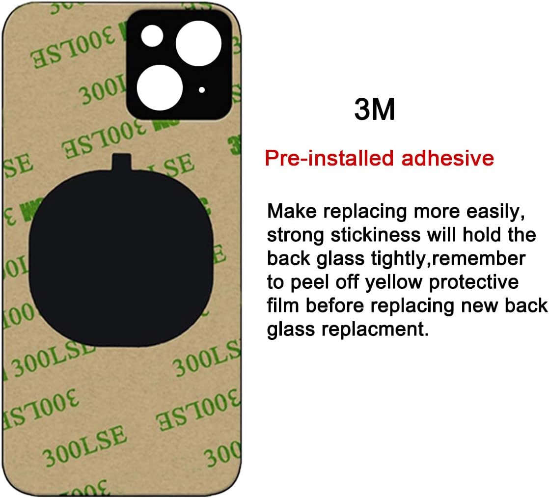 OEM Rear Back Glass Replacement for iPhone 13 mini 5.4 inches (Green) with Reparing Toolkit