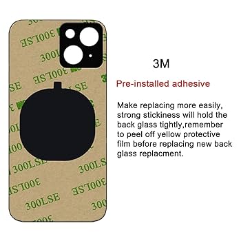 iPhone 13mini ピンク 背面ひび割れあり Amazon.com: Perzework OEM Rear Back Glass Replacement for
