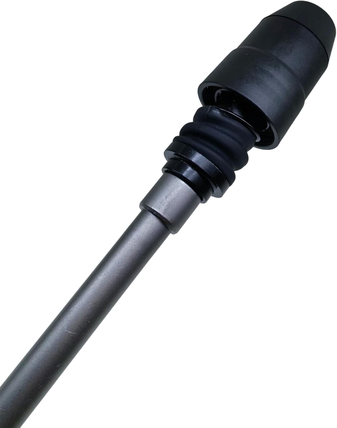 SDS Max to SDS Max Extension Shaft with Quick-Change Collet Adapter, 27-1/2" Overall Length, 24" Effective Reach, 40Cr Alloy Steel Construction
