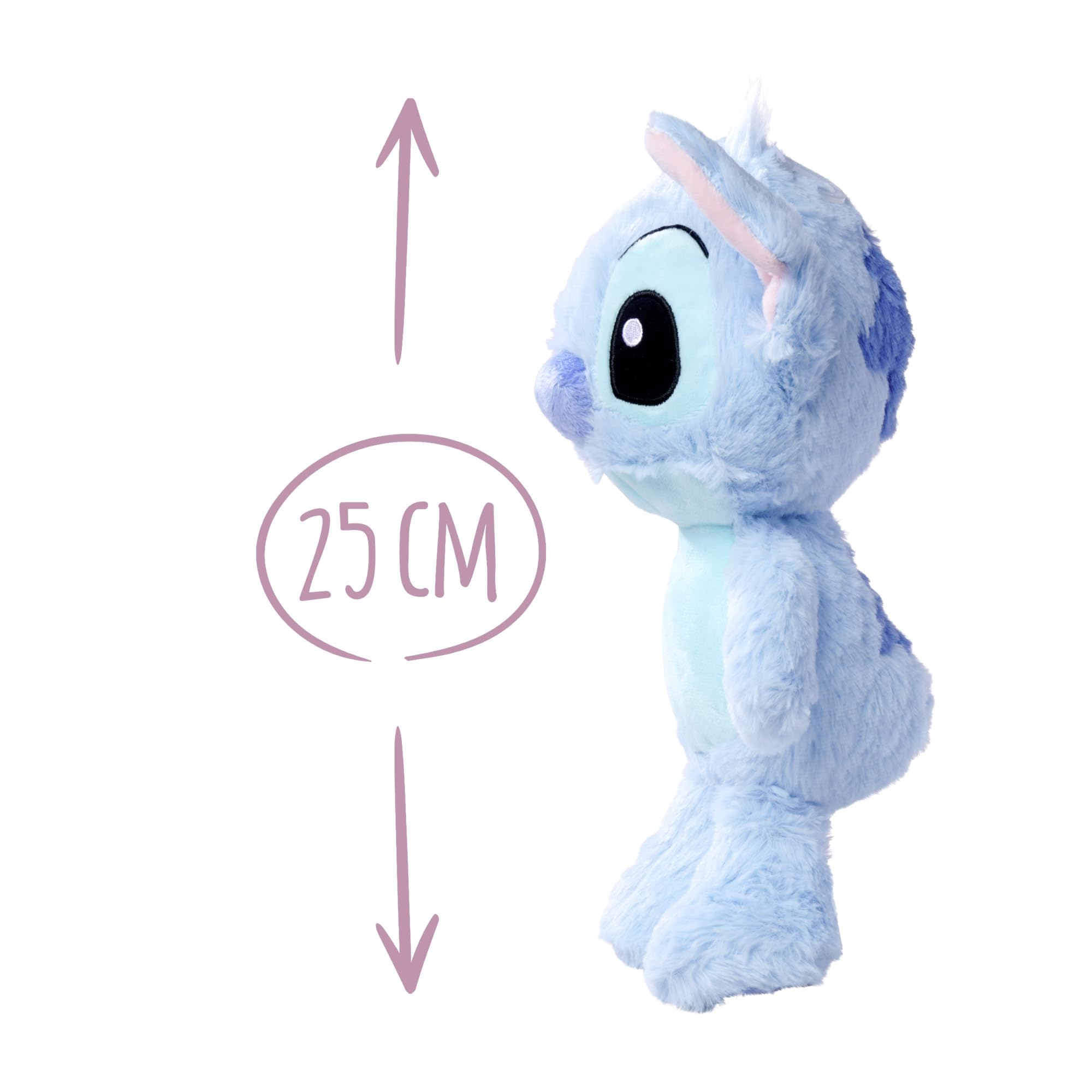 Simba 6315870029 Disney Lilo and Stitch, 30 cm plush figure, cuddly toy, plush toy, for children from the first months of life - Image 2