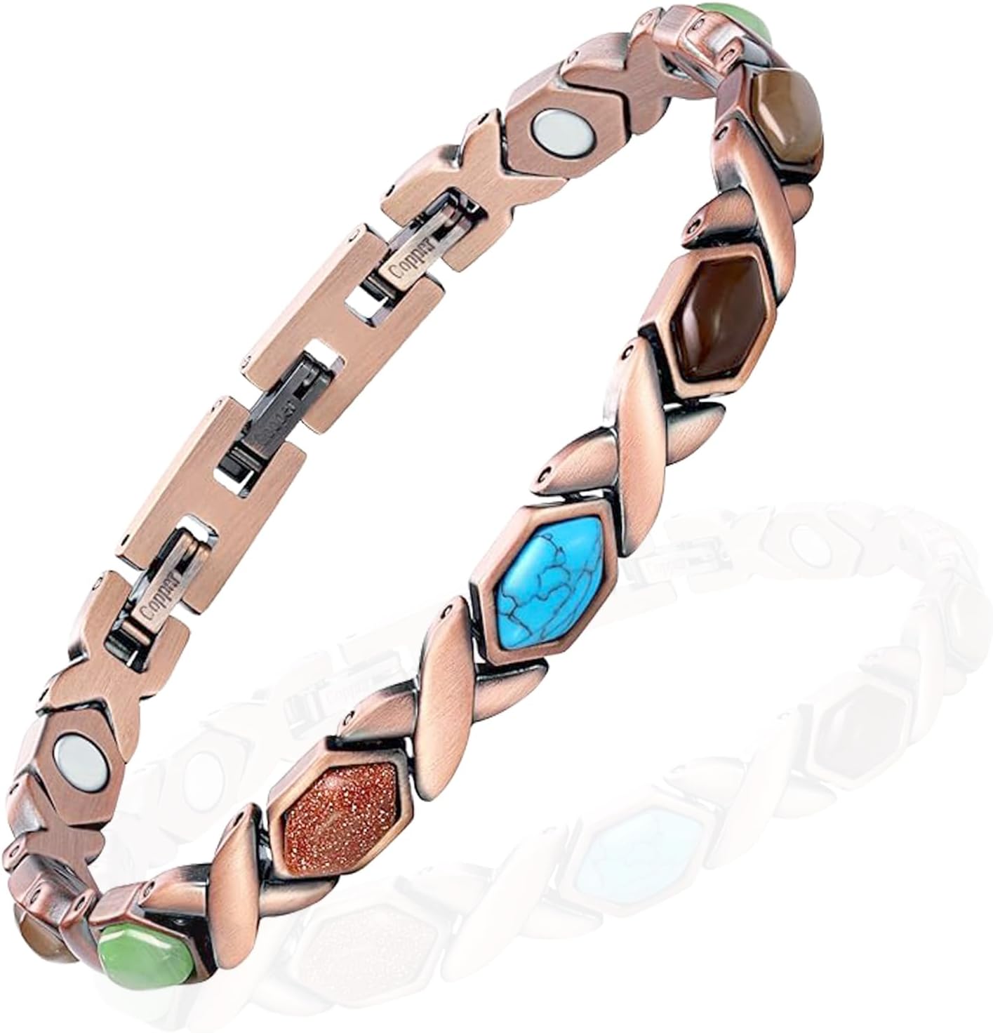 Ubuy Magnetic Copper Bracelets For Womens RainSo Women Pure Copper