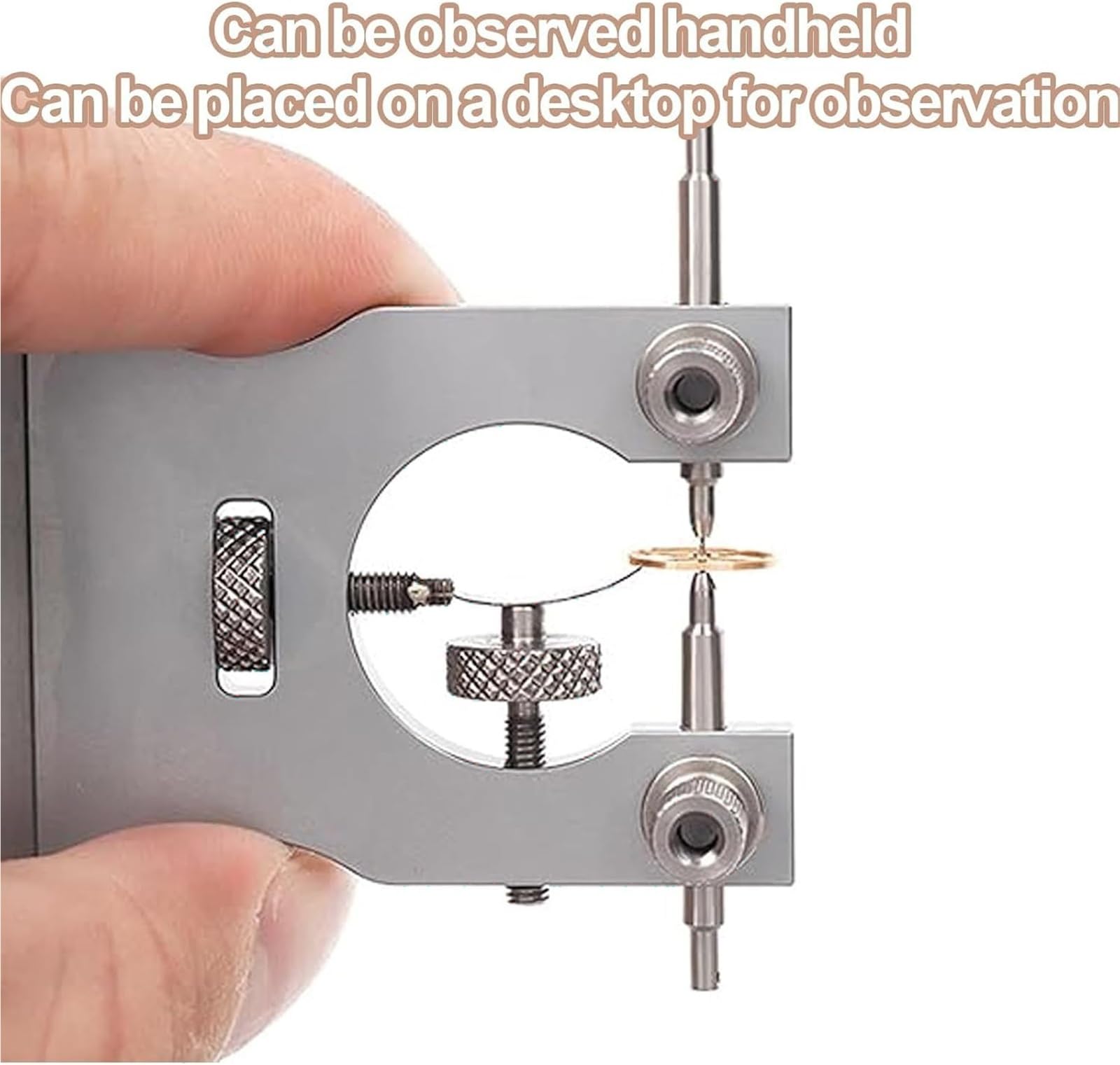 Genérico Herramienta de calibración de Rueda oscilante de Reloj,Herramienta | Herramienta de equilibrio de reloj,pinza de corrección de rueda de equilibrio de movimiento de reloj de acero