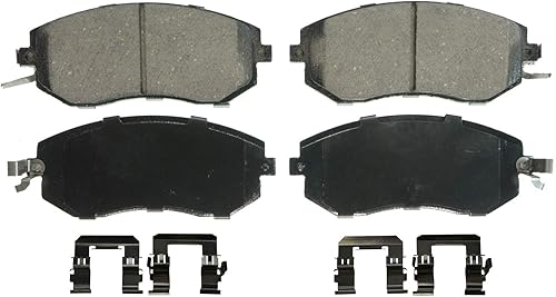 Wagner QuickStop Set de pastillas de disco de cerámica con herrajes para la instalación, frontal ZD1539