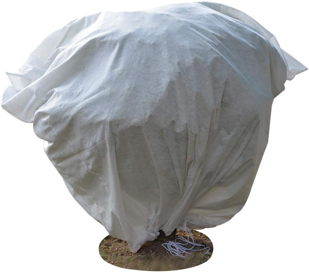 Plant Covers Frost Protection Bag Large Size Winter Drawstring Plant Covers Winter