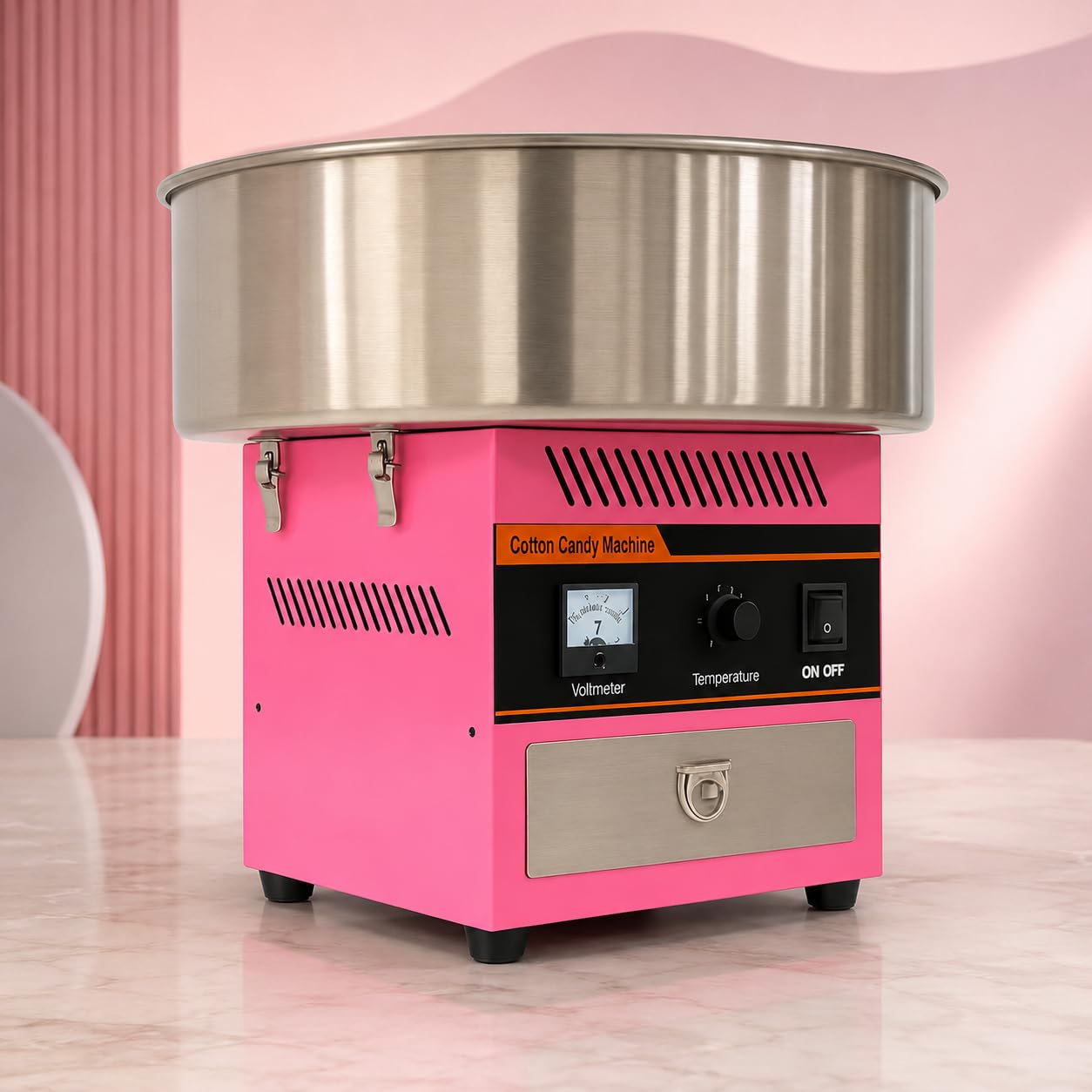 Commercial Cotton Candy Machine – Heavy-Duty Electric Candy Floss Maker for Hotels, Restaurants, Parties & Events | High-Performance Sugar Floss Machine for Professional Use-image-24